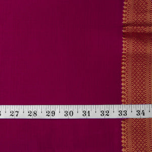 Original Mangalgiri Handloom Cotton Fabric with Golden Border