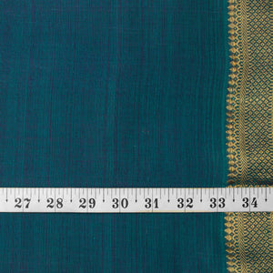 Original Mangalgiri Handloom Cotton Fabric with Golden Border