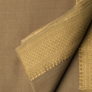 Original Mangalgiri Handloom Cotton Fabric with Golden Border