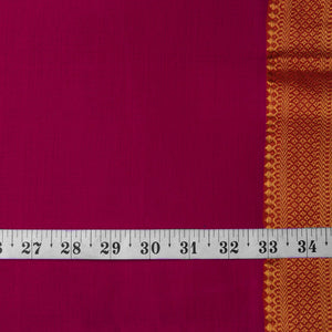 Original Mangalgiri Handloom Cotton Fabric with Golden Border