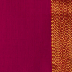 Original Mangalgiri Handloom Cotton Fabric with Golden Border
