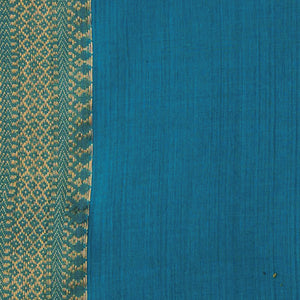 Precut 0.25 meters -Original Mangalgiri Handloom Cotton Fabric with Golden Border