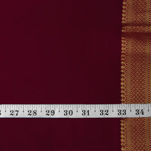 Original Mangalgiri Handloom Cotton Fabric with Golden Border