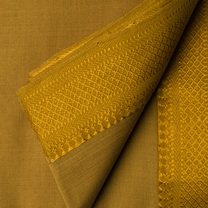 Original Mangalgiri Handloom Cotton Fabric with Golden Border