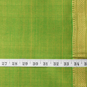 Original Mangalgiri Handloom Cotton Fabric with Golden Border