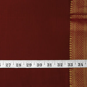 Original Mangalgiri Handloom Cotton Fabric with Golden Border