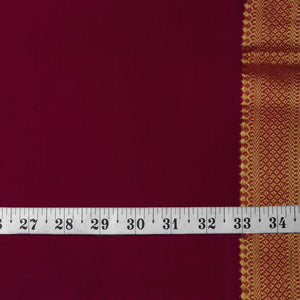 Original Mangalgiri Handloom Cotton Fabric with Golden Border