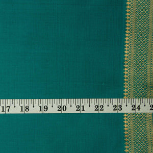 Original Mangalgiri Handloom Cotton Fabric with Golden Border