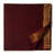 Maroon Original Mangalgiri Handloom Cotton Fabric with Golden Border