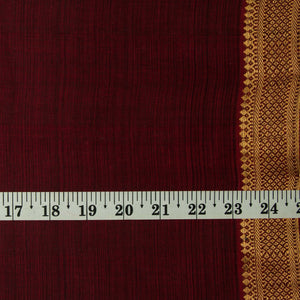 Original Mangalgiri Handloom Cotton Fabric with Golden Border
