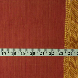 Original Mangalgiri Handloom Cotton Fabric with Golden Border