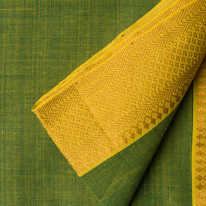 Original Mangalgiri Handloom Cotton Fabric with Golden Border
