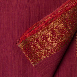 Original Mangalgiri Handloom Cotton Fabric with Golden Border