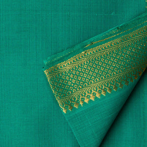 Precut 1 meter -Original Mangalgiri Handloom Cotton Fabric with Golden Border