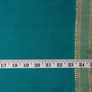 Original Mangalgiri Handloom Cotton Fabric with Golden Border