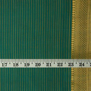 Original Mangalgiri Handloom Cotton Fabric with Golden Border