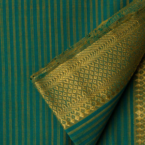 Original Mangalgiri Handloom Cotton Fabric with Golden Border