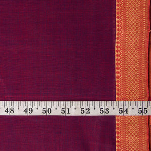 Original Mangalgiri Handloom Cotton Fabric with Golden Border