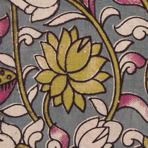 Kalamkari Screen Printed Cotton Fabric