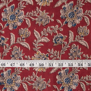 Precut 1 meter -Kalamkari Screen Printed Cotton Fabric