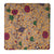 Yellow Screen Printed Kalamkari Cotton Fabric with Floral print
