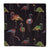 Black Screen Printed Kalamkari Cotton Fabric with bird print