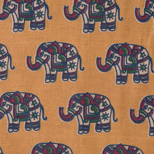 Kalamkari Screen Printed Cotton Fabric