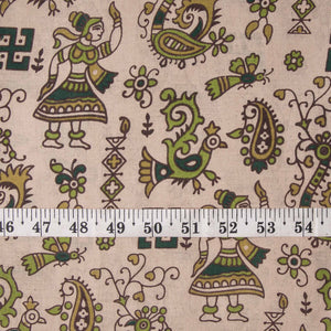 Kalamkari Screen Printed Cotton Fabric