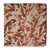Orange and Off White Screen Printed Kalamkari Cotton Fabric with Floral and Bird print