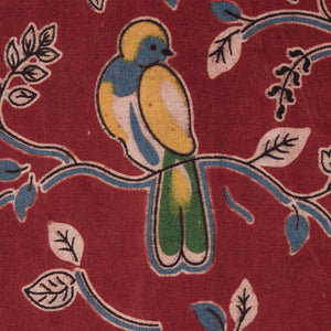 Precut 0.25 meters -Kalamkari Screen Printed Cotton Fabric
