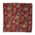 Red and Yellow Kalamkari Screen Printed Cotton Fabric with human figures