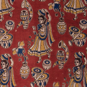 Precut 1 meter -Kalamkari Screen Printed Cotton Fabric