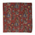 Red and Blue Kalamkari Screen Printed Cotton Fabric with human figures