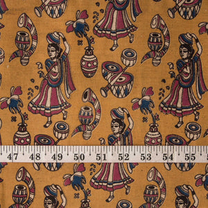 Precut 0.5 meters -Kalamkari Screen Printed Cotton Fabric
