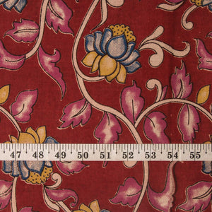 Precut 0.25 meters -Kalamkari Screen Printed Cotton Fabric