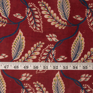 Precut 0.5 meters -Kalamkari Screen Printed Cotton Fabric