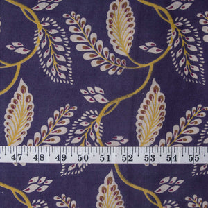 Precut 0.5 meters -Kalamkari Screen Printed Cotton Fabric
