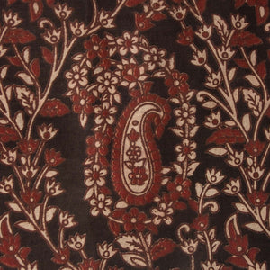 Precut 1 meter -Kalamkari Screen Printed Cotton Fabric