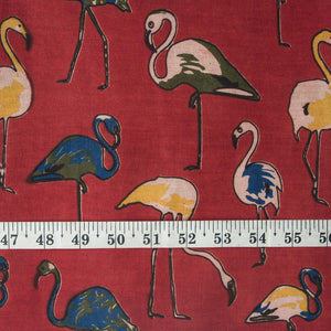 Precut 0.5 meters -Kalamkari Screen Printed Cotton Fabric