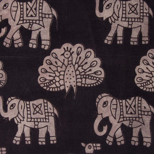 Precut 0.25 meters -Kalamkari Screen Printed Cotton Fabric