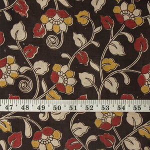 Precut 0.75 meters -Kalamkari Screen Printed Cotton Fabric
