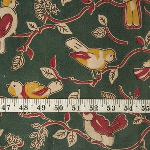 Precut 0.25 meters -Kalamkari Screen Printed Cotton Fabric