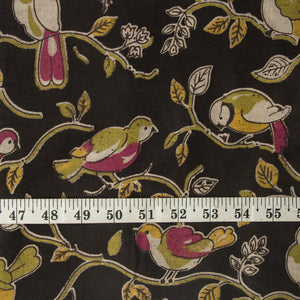 Precut 0.25 meters -Kalamkari Screen Printed Cotton Fabric