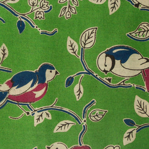 Precut 0.75 meters -Kalamkari Screen Printed Cotton Fabric