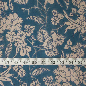 Precut 0.75 meters -Kalamkari Screen Printed Cotton Fabric