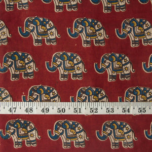 Precut 1 meter -Kalamkari Screen Printed Cotton Fabric