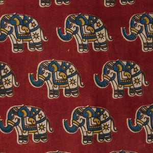 Precut 1 meter -Kalamkari Screen Printed Cotton Fabric