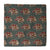 Grey and Red Kalamkari Screen Printed Cotton Fabric with elephant print