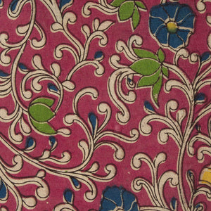 Precut 0.50 meters -Kalamkari Screen Printed Cotton Fabric