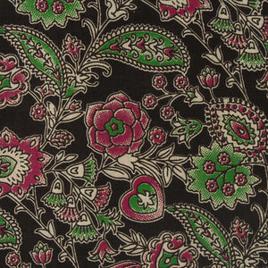 Precut 1 meters -Kalamkari Screen Printed Cotton Fabric